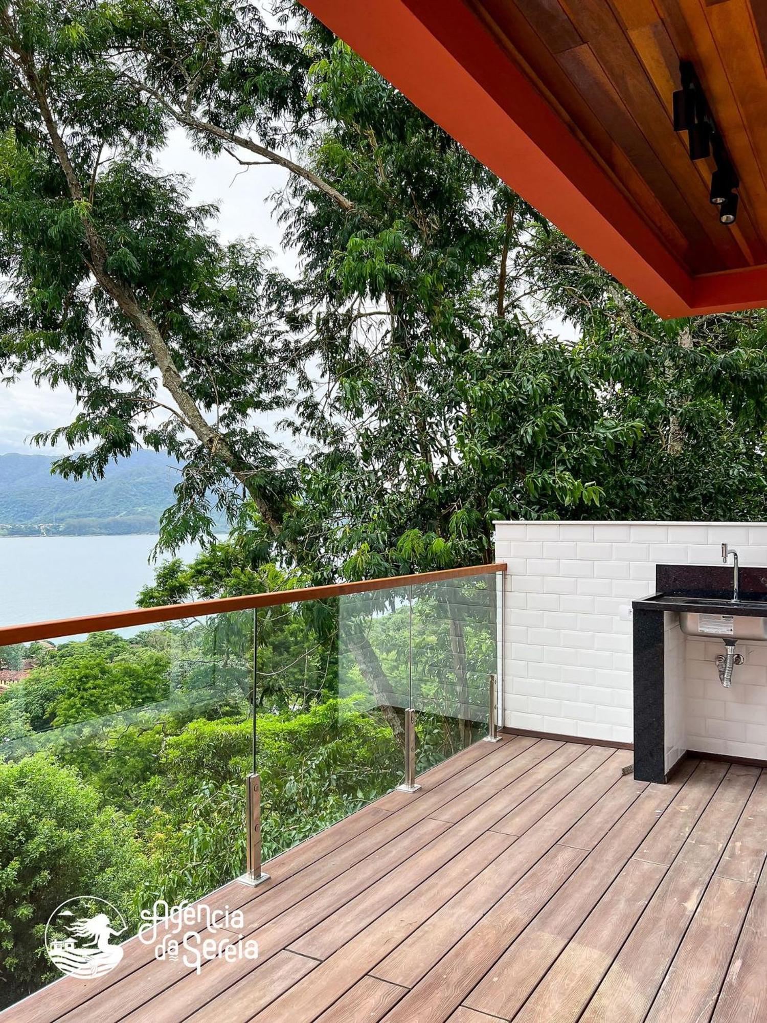 Linda Casa Com Vista Incrivel Em Condominio No Sul Da Ilha Ilhabela Exteriér fotografie